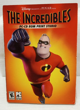 The Incredibles PC-CD Rom Print Studio Walt Disney Pixar Computer Software picture