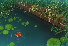 Landscape garden japanese fall Custom Gaming Mat Desk picture