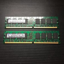 2PCS Samsung 512MB 2Rx8 PC2-4200U-444-10-B3 M378T6453FZ3-CD5 0529 PC Memory picture