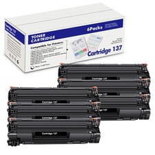 6PK CRG137 Toner Cartridge for Canon 137 ImageClass LBP151dw MF236n MF247dw picture