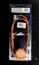 QVS Multimode Fiber Optic ST to ST Patch Cord (Model: FDST-2M). picture