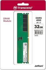Transcend JetRam 32GB DDR5-4800 PC5-38400 UDIMM Desktop RAM JM4800ALE picture