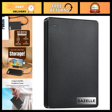 1TB Ultra Slim Portable External Hard Drive - Type C & USB 3.0, PC/Mac/PS4/Xbox picture