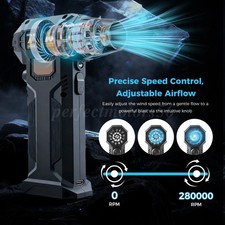 Electric Compressed Air Duster 280000RPM Super Power Cordless Dust Air Blower US picture