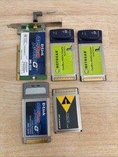 Vintage Laptop PCMCIA/CardBus Network Adapter Lot Netgear,D-Link,Linksys (5) picture
