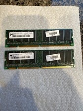 *Lot of 2 Micron PC100-322-620 MT8LSDT864AG-10CB4 64MB SDR RAM 128MB Total picture