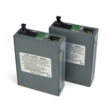 2pcs 25KM Fiber Media Converter 10/100M SM Single Fiber SC Port picture