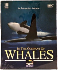 Vtg. 1993 In The Company Of Whales Discovery CD-ROM Microsoft Windows Compatible picture