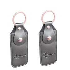 XXHong 2PCS Leather USB Storage Case - USB Flash Drive Leather Cover () Black picture