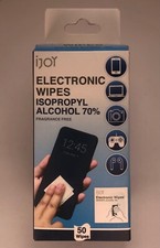 iJoy Electronic Wipes, 50 Wipes Fragrance Free 70% isopropyl alcohol phone clean picture