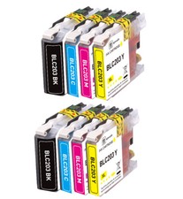 8 PK Premium Ink fits Brother LC203 Series MFC-J680DW MFC-J885DW MFC-J4420DW picture