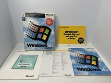 Vintage Microsoft Windows 95 Upgrade Big Box 3.5 Floppy Set CIB UNTESTED picture