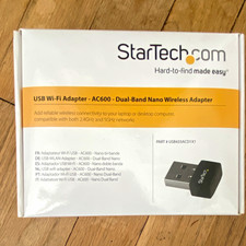 StarTech.com AC600 Dual-Band Nano USB Wi-Fi Adapter 433 Mbps USB433ACD1X1 Black picture