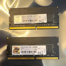G.SKILL Ripjaws DDR4 SO-DIMM 16GB (2x8GB) PC4-17000 Non-ECC F4-2133C15D-16GRS picture