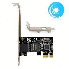 Gigabit Ethernet Low Profile PCI Express Network LAN Card 10/100/1000 US picture