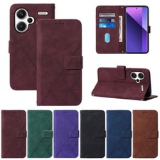 Flip Embossed Leather Wallet Cover Case For A17 A37 A57 A26 A05S A56 A25 A55 picture