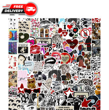 Aesthetic Downtown Girls Stickers Pack, 100Pcs Cool Trendy Y2K Stickers for Wate picture