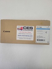 Canon PFI-706C  Cyan Ink Cartridge Genuine Expires 12/21-FREE SHIPPING picture