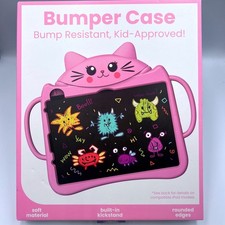 Pink Cat Bumper Case for iPad Pro 11 & Air 4 10.9 Shockproof Silicone Kickstand picture