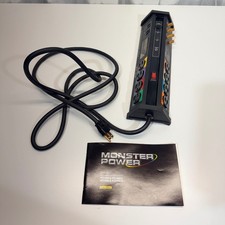 Monster Power HTS1000 PowerCenter Black 8-Outlet Surge Protector Home Theater picture