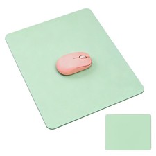 PU Leather Mouse Pad NonSlip Waterproof Gaming Desk Mat 10.2x8.3 Mint Green picture