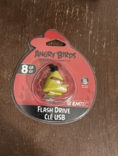 NEW Sealed ANGRY BIRDS 8GB Flash Drive CLE USB Flash Drive EMTEC Yellow Bird picture