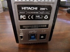2TB External Hitachi HDS723020BLA642 0S03237 Hitachi Touro Desk Pro 105 Hours picture