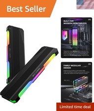 RH01 ARGB RAM Heatsink, / Memory Cooler, 2-Pack, Black picture