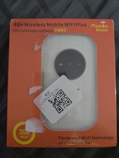 4G+ Wireless Mobile Router WiFi Plus LTE CAT 4 Super Software H803-New Sealed picture