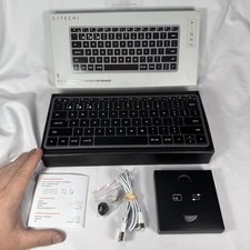 Satechi SLIM X1 USB C Bluetooth QWERTY Compact Backlit Keyboard FOR MAC Wireless picture