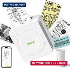 Mini Sticker Printer, PM230 Print Pod with 1 Roll of Paper, White picture