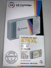 LD HY Ink Cartridge for Epson YELLOW 676XL T676XL420 picture
