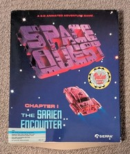 Space Quest Chapter 1 The Sarien Encounter PC Box Manual And Extras NO GAME DISC picture