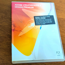 Adobe Creative Suite 3 Design Premium 5 DVDs W/ upgrade, serial numbers and book picture