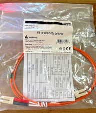 NEW Legrand 810-LL2-003 Quiktron Duplex Multimode LC-LC Fiber Optic Cable 1m OM1 picture