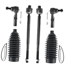 6pcs Front Steering Kit Tie Rod End Inner and Outer and Boots for RWD Chrysler picture
