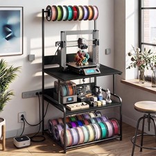 Printer Stand with Filament Storage, Metal 3D Printing Table picture