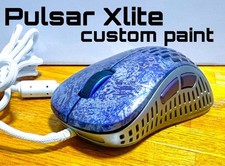 Pulsar Gaming Mouse Xlite Custom Painted Wired Tested picture