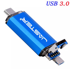 JASTER Metal USB 3.0 Flash Disk 4GB 8GB 16GB 32GB 64GB 128GB Micro USB Interface picture