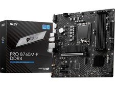 MSI PRO B760M-P DDR4 LGA 1700 Intel B760 SATA 6Gb/s Micro ATX Motherboard picture