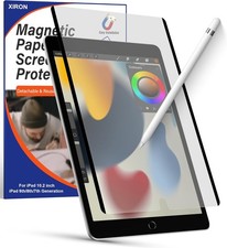 Magnetic Paper Screen Protector for iPad 10.2-inch, Anti-Glare, Detachable picture