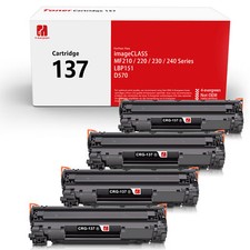4 Pack CRG137 Toner Replacement For Canon 137 ImageClass MF232w MF227dw MF249dw picture