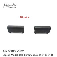 10pairs New For DELL Chromebook 11 3190 3181 L&R Lcd Hinge cover Axis Cap 0V91PV picture