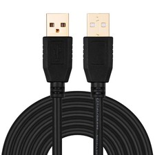 USB A to A Male Cable 30Ft, USB to USB Cable USB Male to Male Cable Double En picture