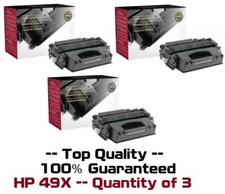 3 New Factory Sealed 49X Toner Cartridges Compatible to HP Q5949X 49X picture