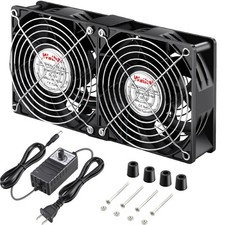 120mm 240mm x 38mm Computer Fan with AC Plug Powerful Big Airflow Variable Sp... picture
