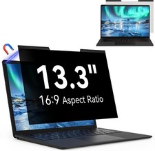 Magnetic Laptop Privacy Screen 13.3 Inch Anti-Glare Blue Light Monitor Protector picture