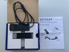 Netgear N900 WiFi Dual Band USB Network Adapter - Model WNDA4100 - OPEN BOX picture