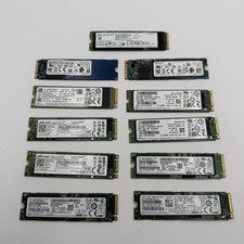 Lot of (11) Mixed Brand 256GB NVMe 2280 Form Factor Solid State Hard Drives picture