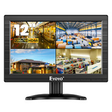 Eyoyo 12inch LCD TFT Monitor Audio Video HDMI VGA Screen For Home CCTV DSLR picture